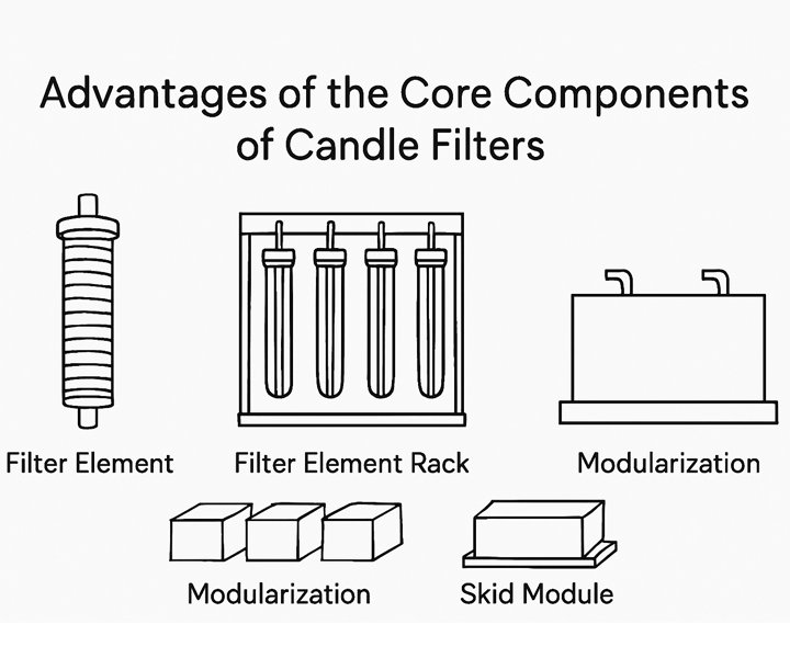 Advantages of the Core Components of Candle Filters