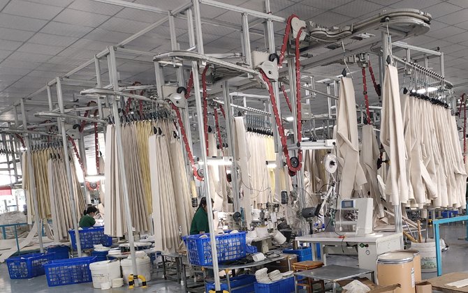 acrylic filter bag manufacture in china