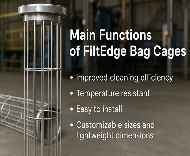 Main Functions of Filtedge Bag Cages