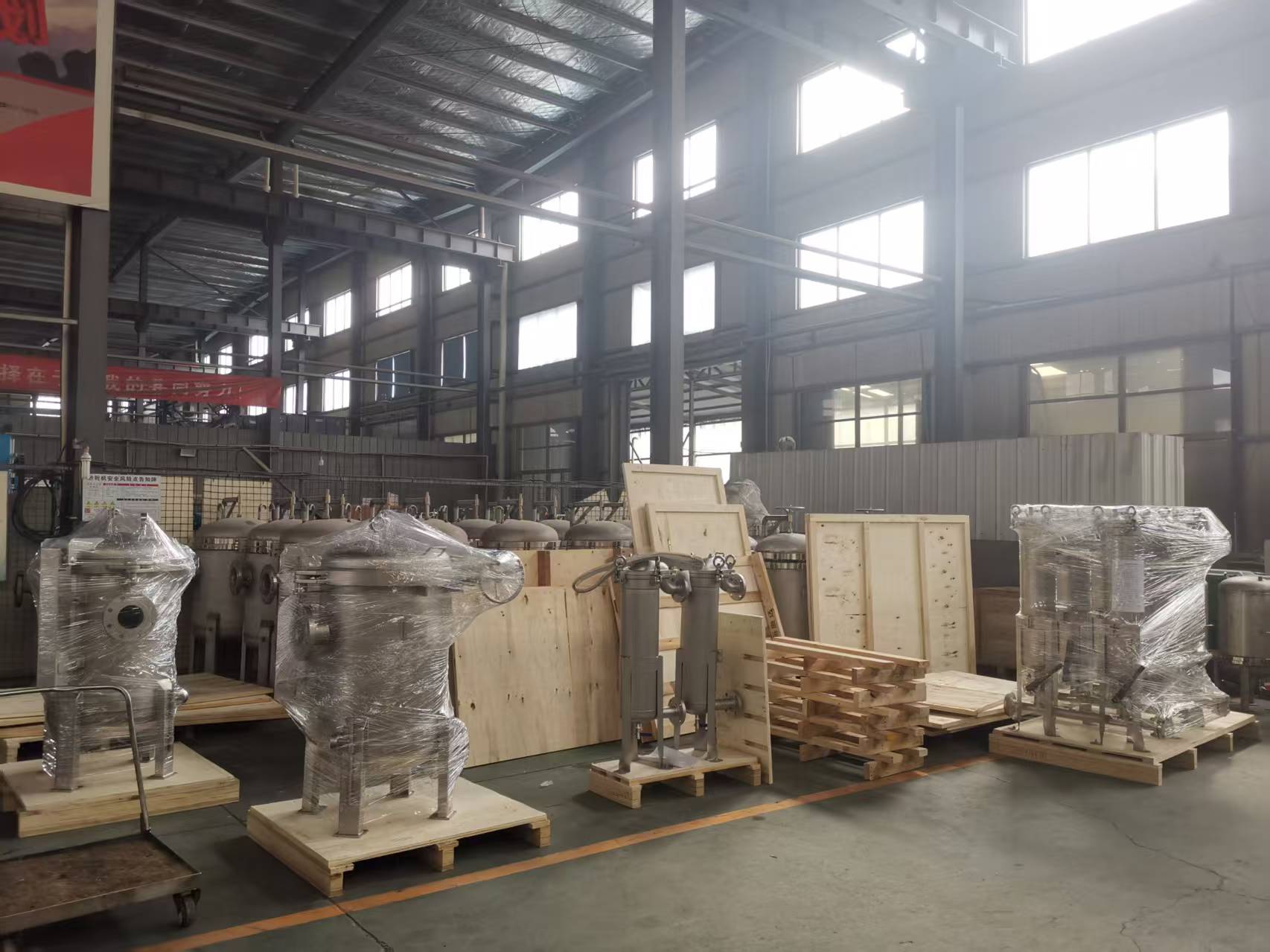 install bag filter housing