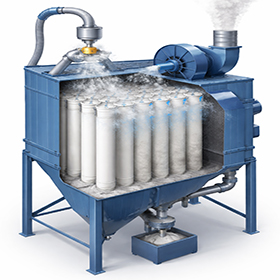 Dust Collector Filter Bag Pre-Coating with Ash