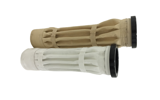 Folded dust collection filter bag