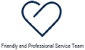 Friendly and Professional Service Team