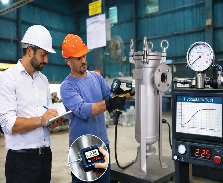 Quality-Control-for-Single-Bag-Filter-Housing