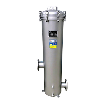 Single-Round-High-Flow-Cartridge-Filter-Housing