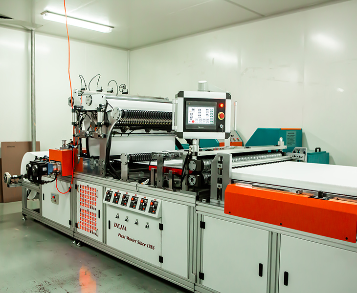 Deep-Pleat-HEPA-Filter-Production-Process