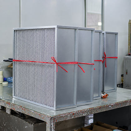 Galvanized-Steel-Frame-with-Partition-HEPA-Filter